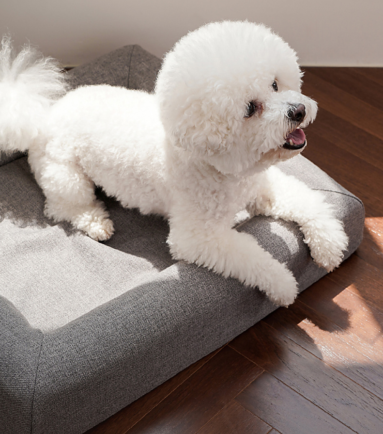 Gel Comfort Orthopedic Bed · Night Grey — view 3